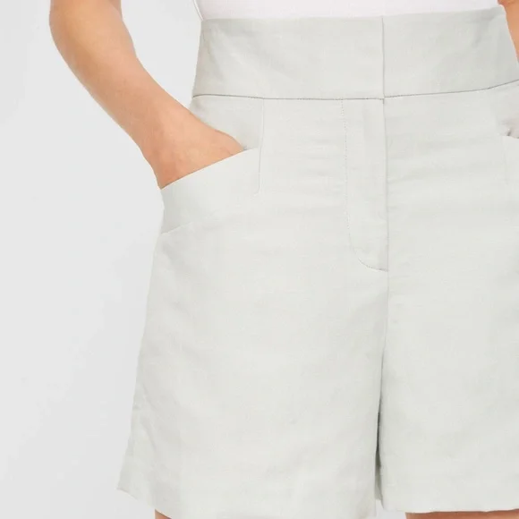 Linen Blend Short - Brand New - NEVER WORN - Green